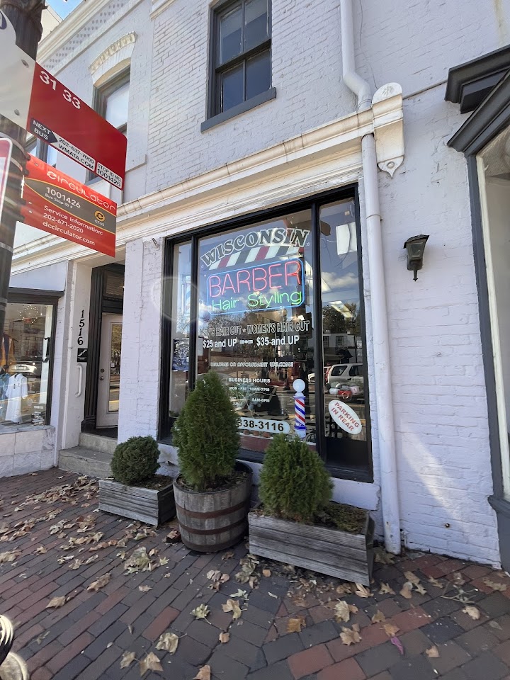 Wisconsin Barber on the Georgetown corner